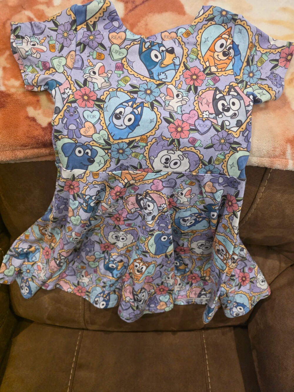 Bluey Flower Dress